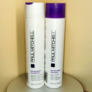Paul Mitchell  Extra-Body Shampoo & Conditioner.